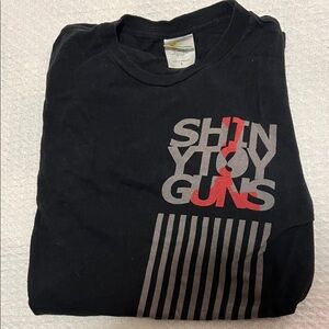 Shiny Toy Guns Black Graphic T-Shirt